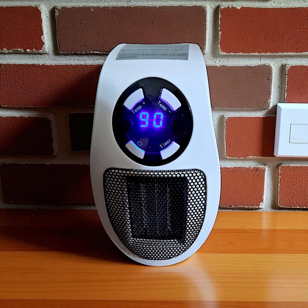 Soliel Ceramic Heater! Digital Display & Safety Shutoff Switch!